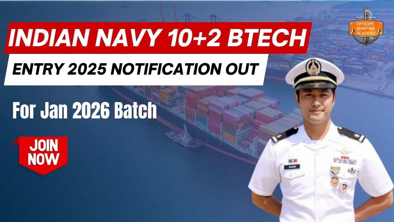Indian Navy 10+2 Btech Entry 2025 Notification Out For Jan 2026 Batch