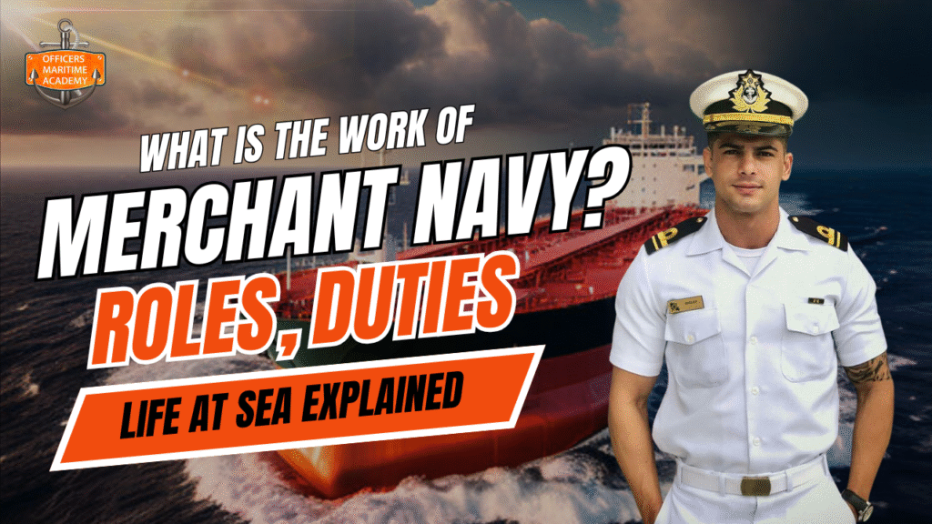 What is the Work of Merchant Navy? Roles, Duties & Life at Sea Explained