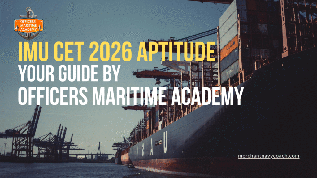 IMU CET 2026 Aptitude: Your Guide by OFFICERS MARITIME ACADEMY