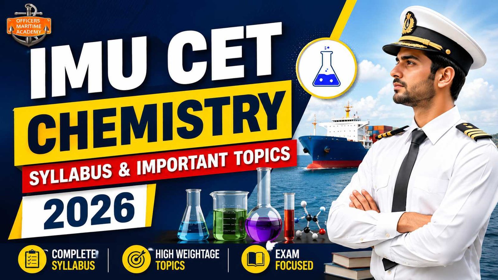 IMU CET Chemistry Syllabus & Important Topics 2026
